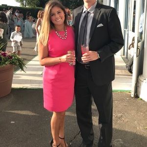 Kate Spade Pink Dress with Black Bow